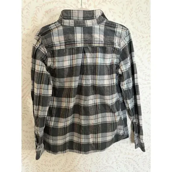 Woolrich Plaid Flannel Shirt - L - Picture 4 of 6